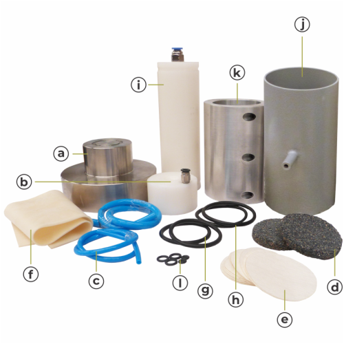 Kit para ensayo triaxial en suelos